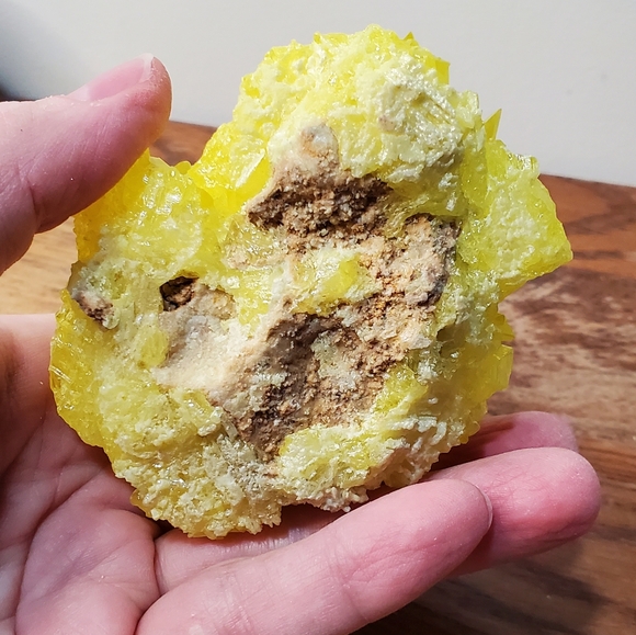 Sulfur Crystals on Matrix 0.61 lbs - Picture 12 of 17